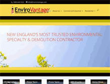 Tablet Screenshot of envirovantage.com